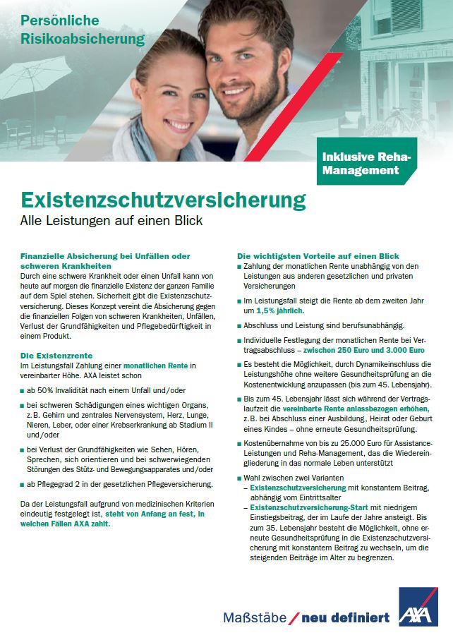 Existenzschutzversicherung