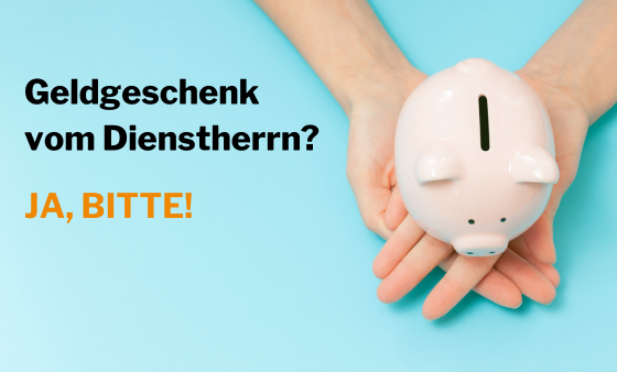 2 Hände halten ein rosa Sparschwein 