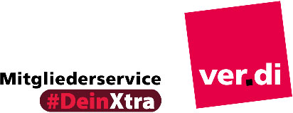 Kooperationspartner ver.di Mitgliederservice Logo Kooperationspartner ver.di Mitgliederservice